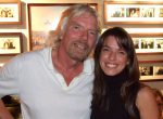 Richard Branson and Maria Ana Bobone