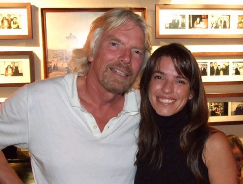 Richard Branson and Maria Ana Bobone